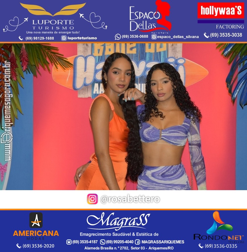 BAILE DO HAWAII em Ritmo Tropical na AABB em Ariquemes Rondônia