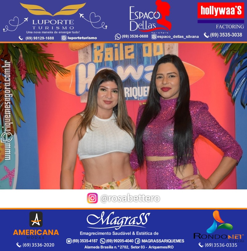 BAILE DO HAWAII em Ritmo Tropical na AABB em Ariquemes Rondônia