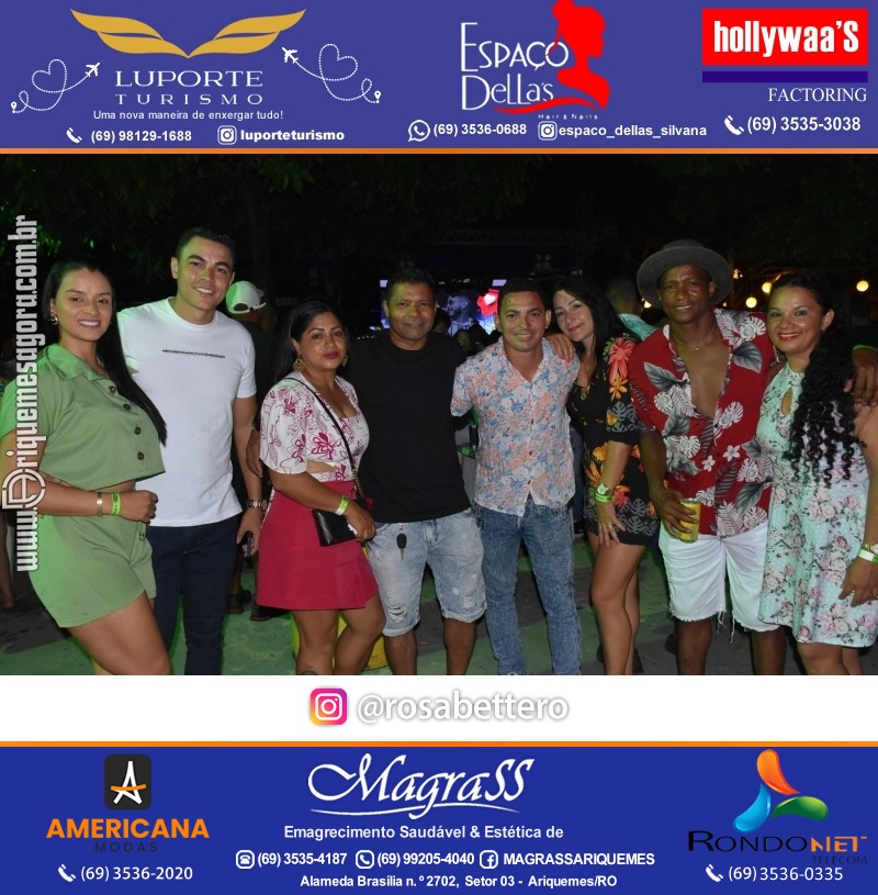 BAILE DO HAWAII em Ritmo Tropical na AABB em Ariquemes Rondônia
