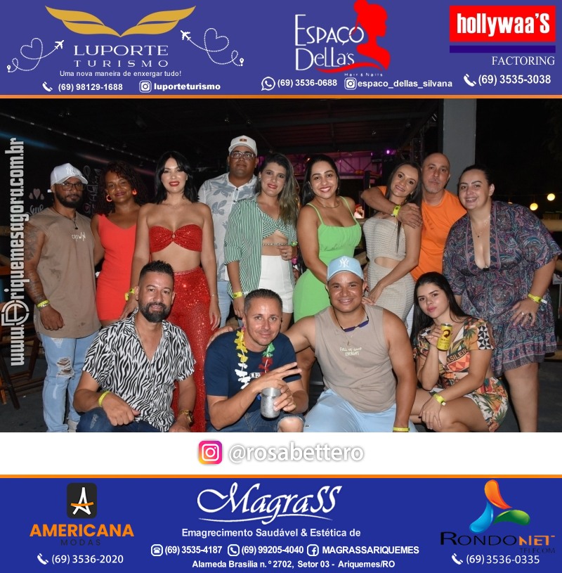 BAILE DO HAWAII em Ritmo Tropical na AABB em Ariquemes Rondônia