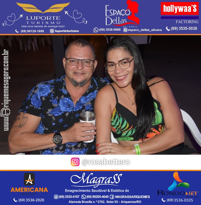 BAILE DO HAWAII em Ritmo Tropical na AABB em Ariquemes Rondônia
