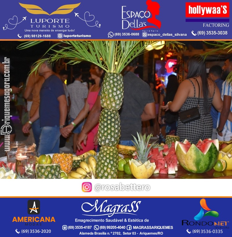 BAILE DO HAWAII em Ritmo Tropical na AABB em Ariquemes Rondônia