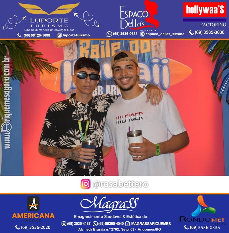 BAILE DO HAWAII em Ritmo Tropical na AABB em Ariquemes Rondônia