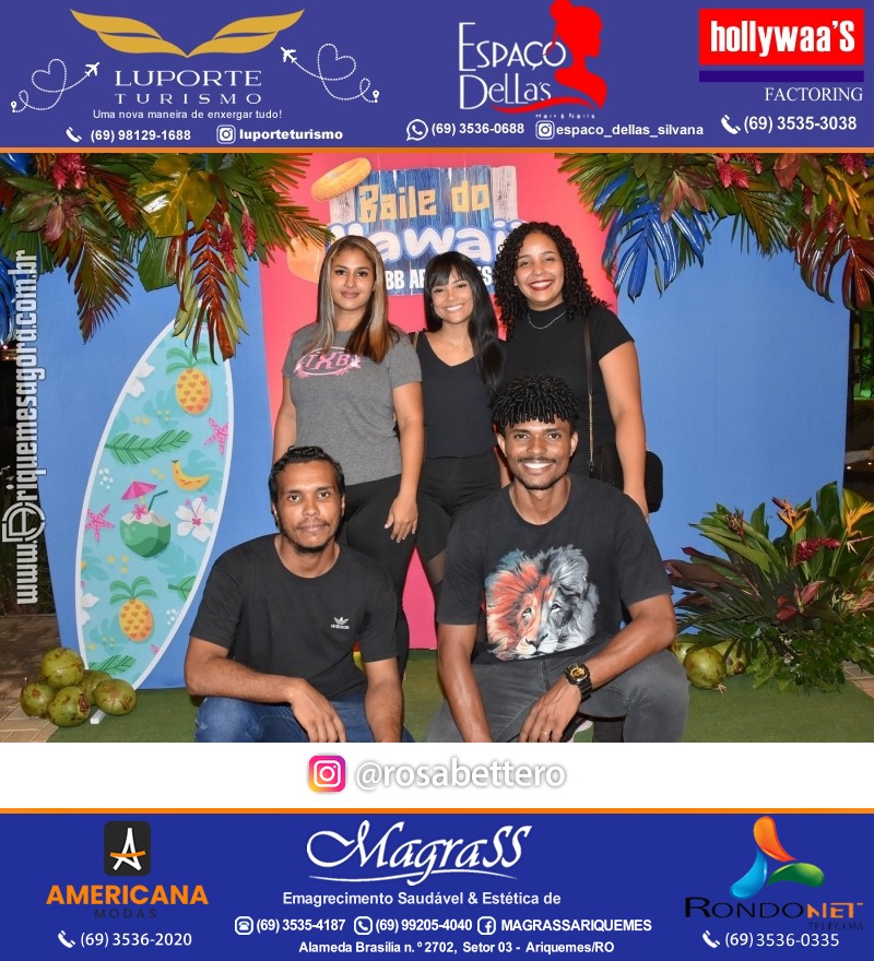 BAILE DO HAWAII em Ritmo Tropical na AABB em Ariquemes Rondônia