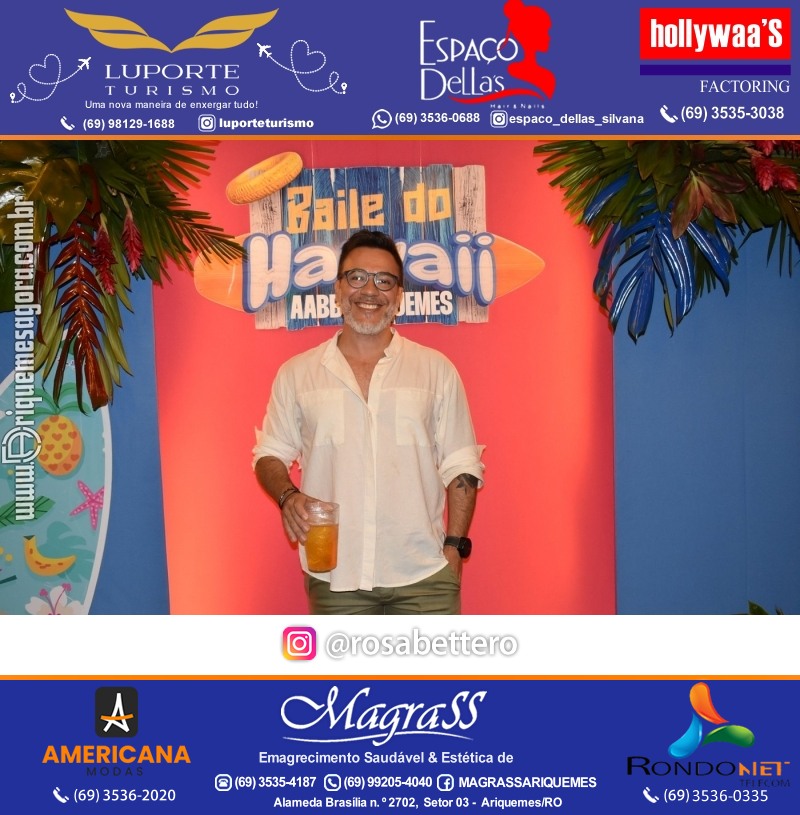 BAILE DO HAWAII em Ritmo Tropical na AABB em Ariquemes Rondônia
