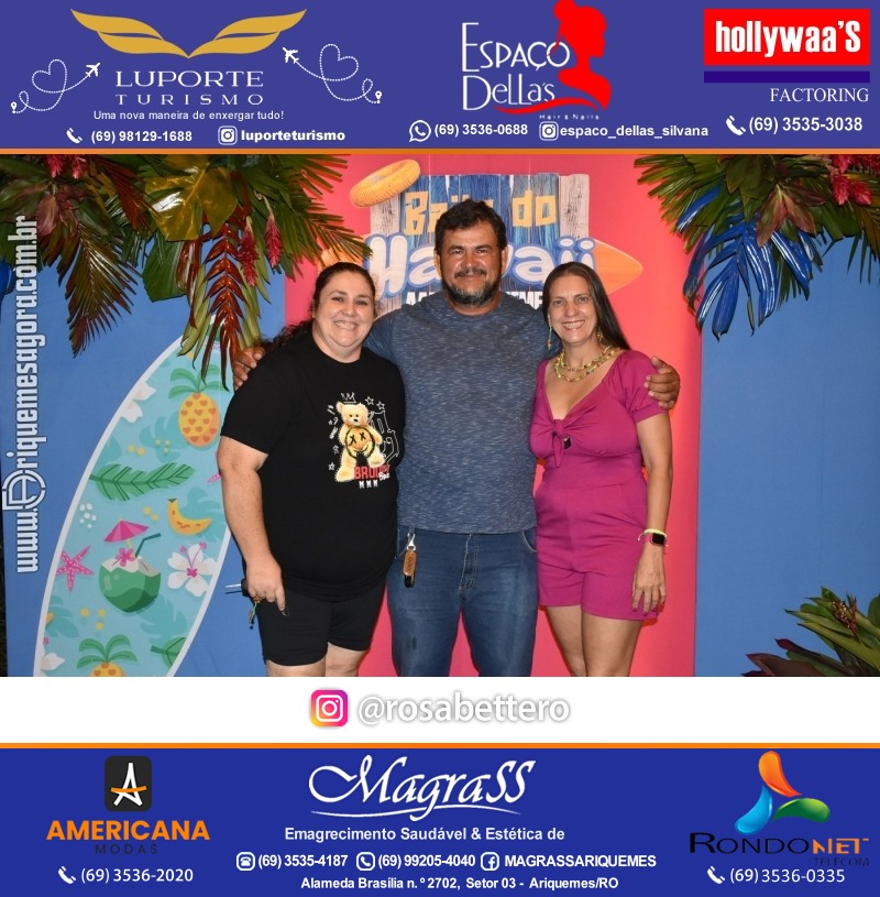 BAILE DO HAWAII em Ritmo Tropical na AABB em Ariquemes Rondônia