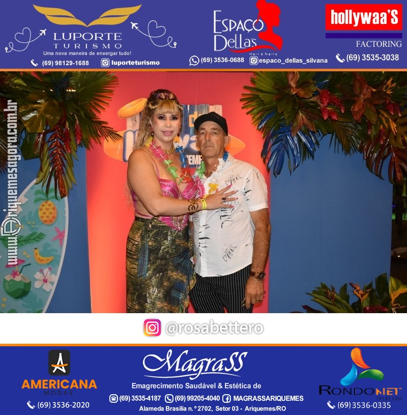 BAILE DO HAWAII em Ritmo Tropical na AABB em Ariquemes Rondônia