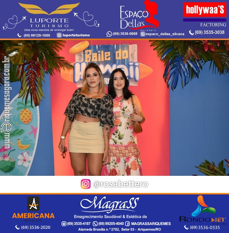BAILE DO HAWAII em Ritmo Tropical na AABB em Ariquemes Rondônia