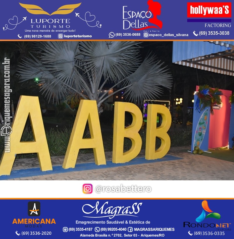 BAILE DO HAWAII em Ritmo Tropical na AABB em Ariquemes Rondônia