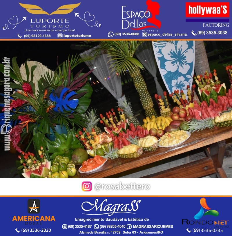 BAILE DO HAWAII em Ritmo Tropical na AABB em Ariquemes Rondônia
