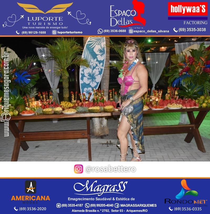 BAILE DO HAWAII em Ritmo Tropical na AABB em Ariquemes Rondônia
