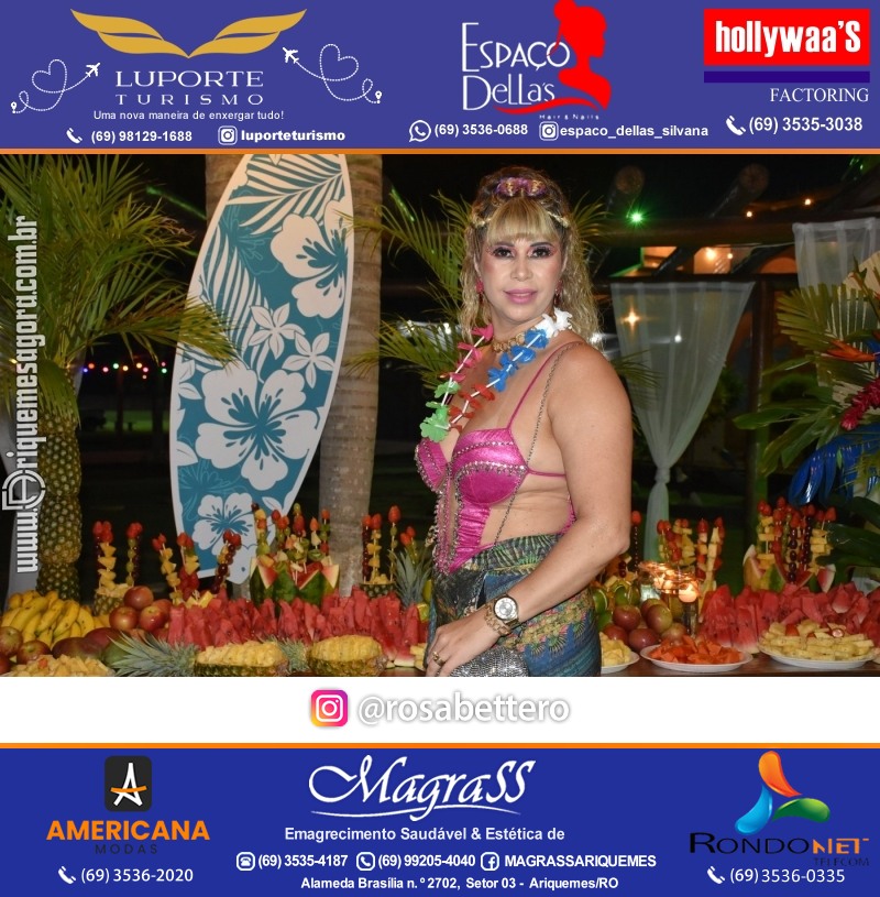 BAILE DO HAWAII em Ritmo Tropical na AABB em Ariquemes Rondônia