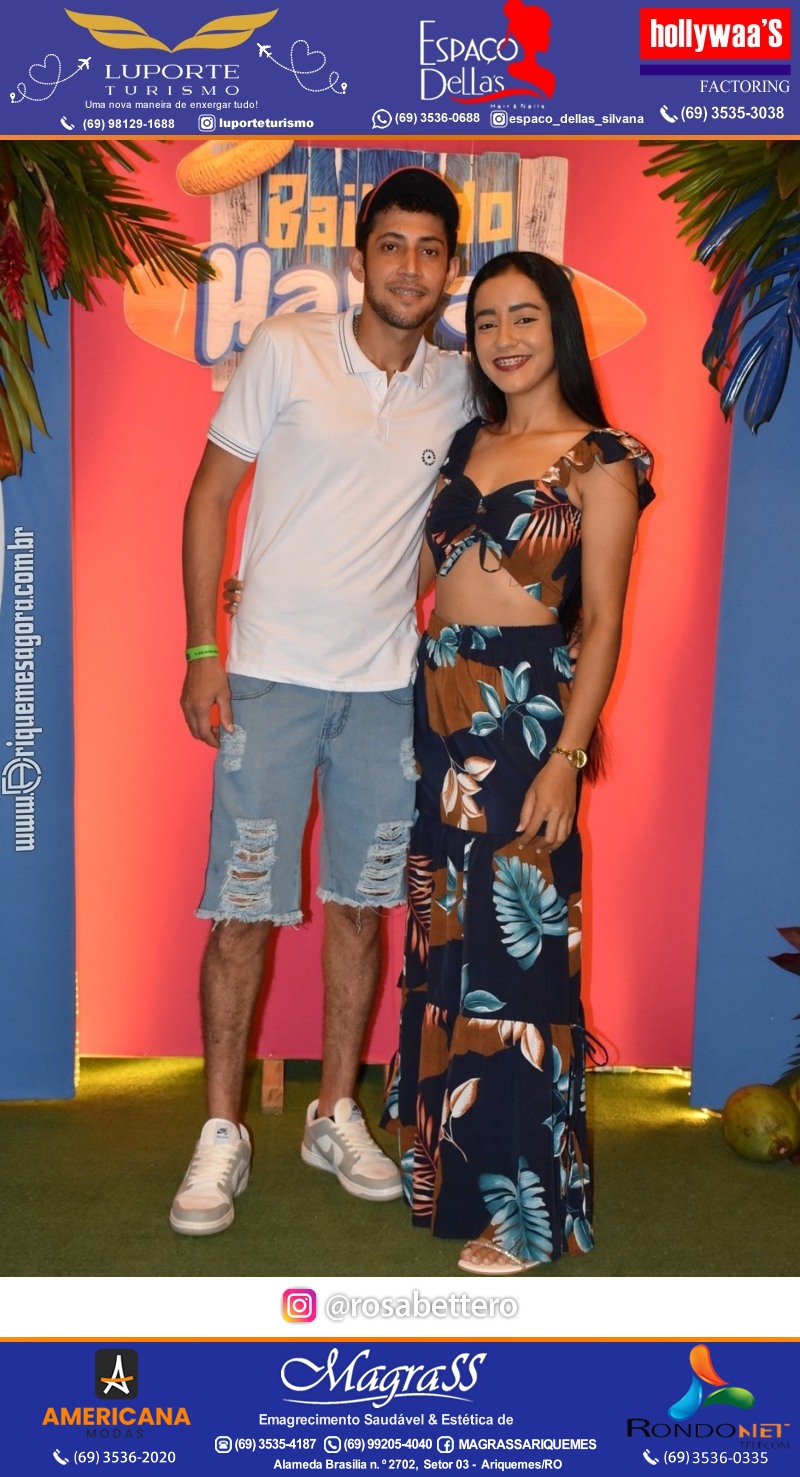 BAILE DO HAWAII em Ritmo Tropical na AABB em Ariquemes Rondônia