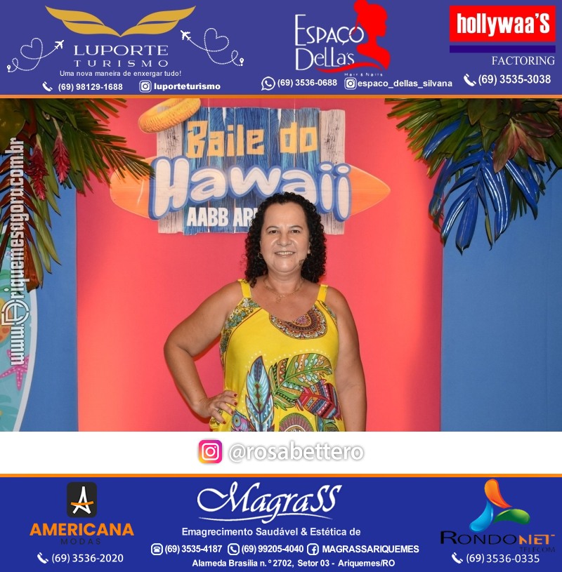 BAILE DO HAWAII em Ritmo Tropical na AABB em Ariquemes Rondônia