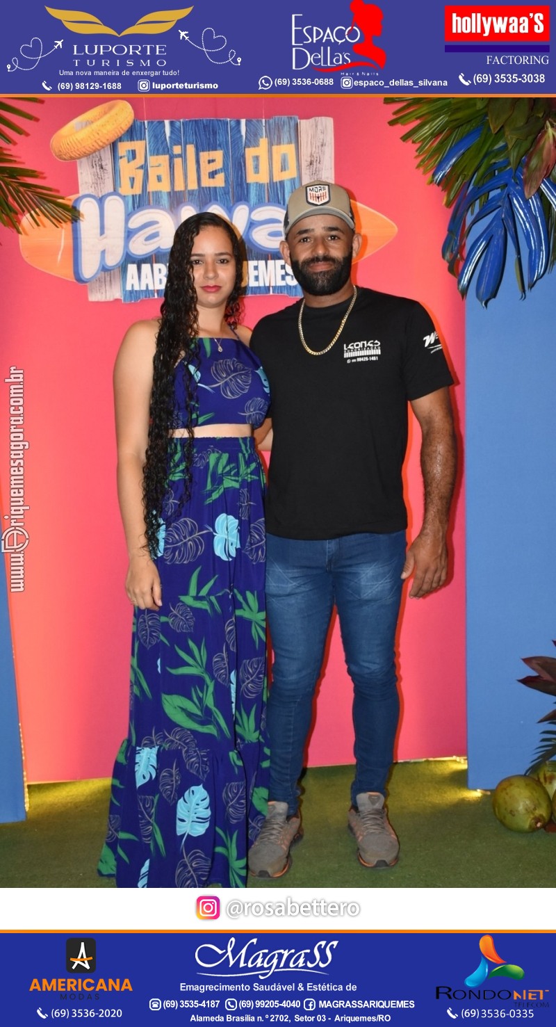 BAILE DO HAWAII em Ritmo Tropical na AABB em Ariquemes Rondônia