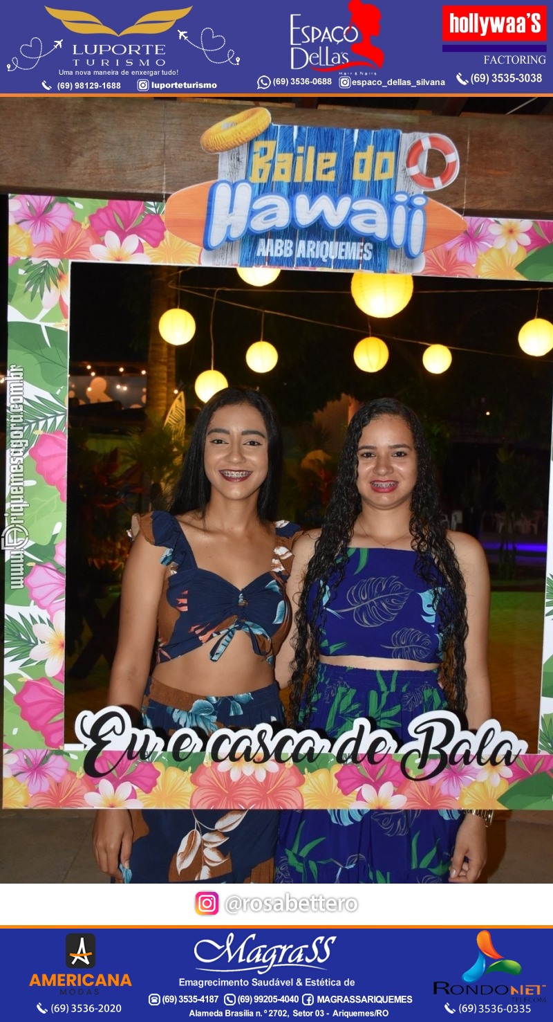 BAILE DO HAWAII em Ritmo Tropical na AABB em Ariquemes Rondônia