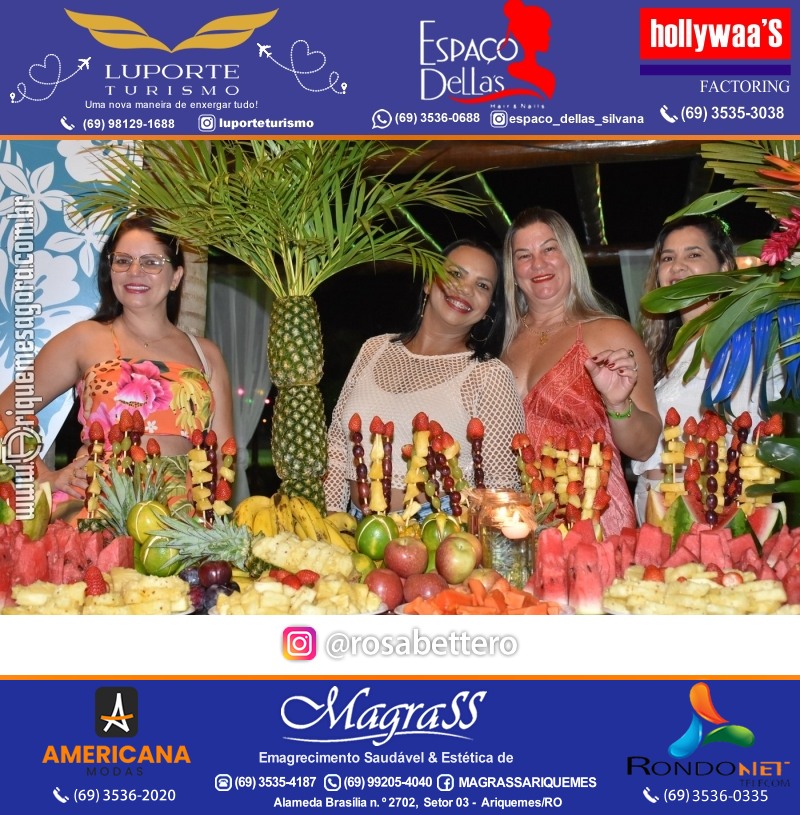 BAILE DO HAWAII em Ritmo Tropical na AABB em Ariquemes Rondônia
