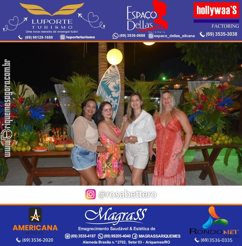 BAILE DO HAWAII em Ritmo Tropical na AABB em Ariquemes Rondônia