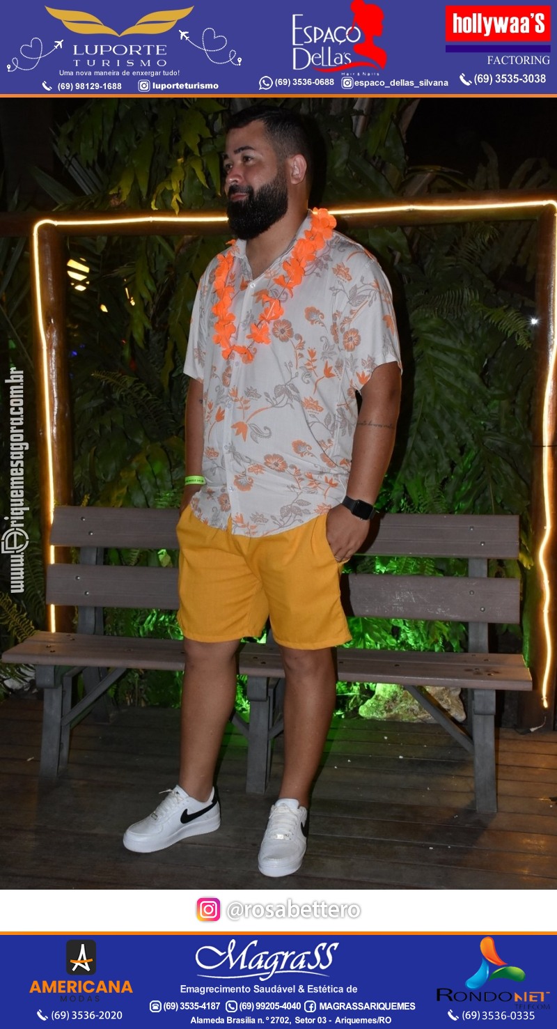 BAILE DO HAWAII em Ritmo Tropical na AABB em Ariquemes Rondônia