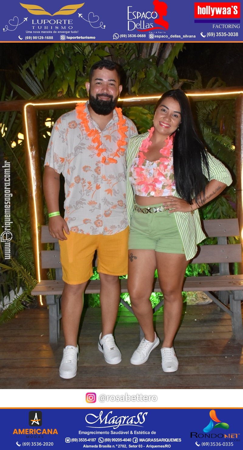 BAILE DO HAWAII em Ritmo Tropical na AABB em Ariquemes Rondônia