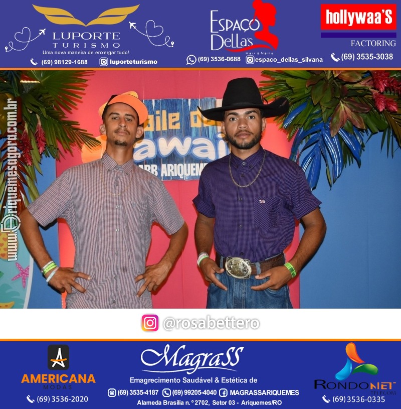 BAILE DO HAWAII em Ritmo Tropical na AABB em Ariquemes Rondônia