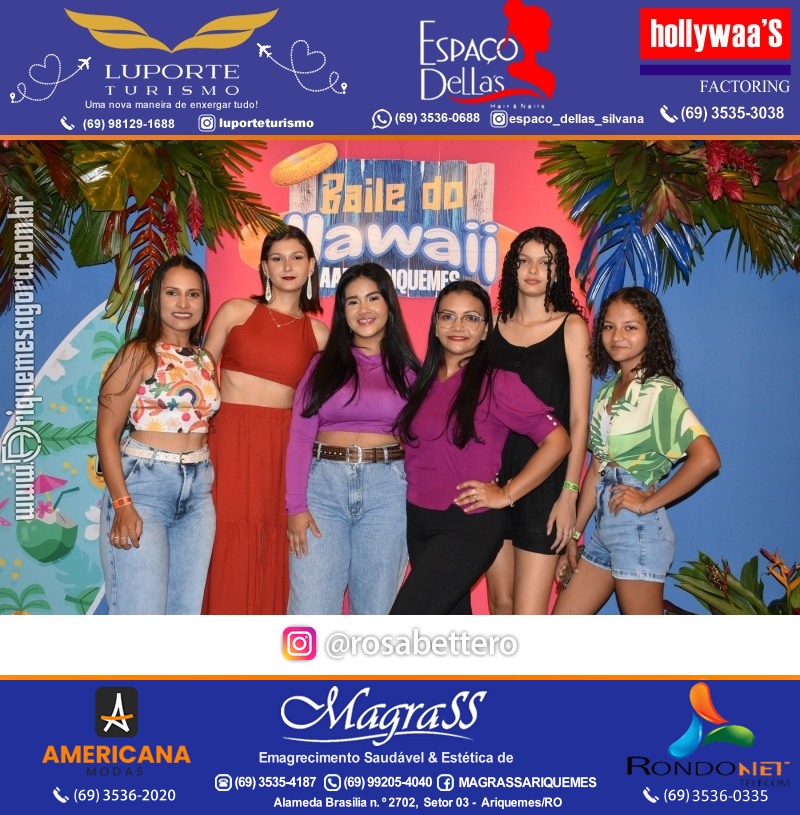 BAILE DO HAWAII em Ritmo Tropical na AABB em Ariquemes Rondônia