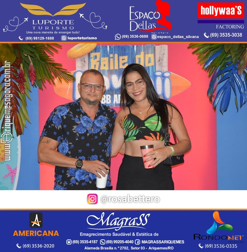 BAILE DO HAWAII em Ritmo Tropical na AABB em Ariquemes Rondônia