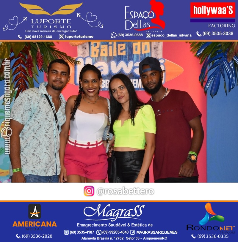 BAILE DO HAWAII em Ritmo Tropical na AABB em Ariquemes Rondônia