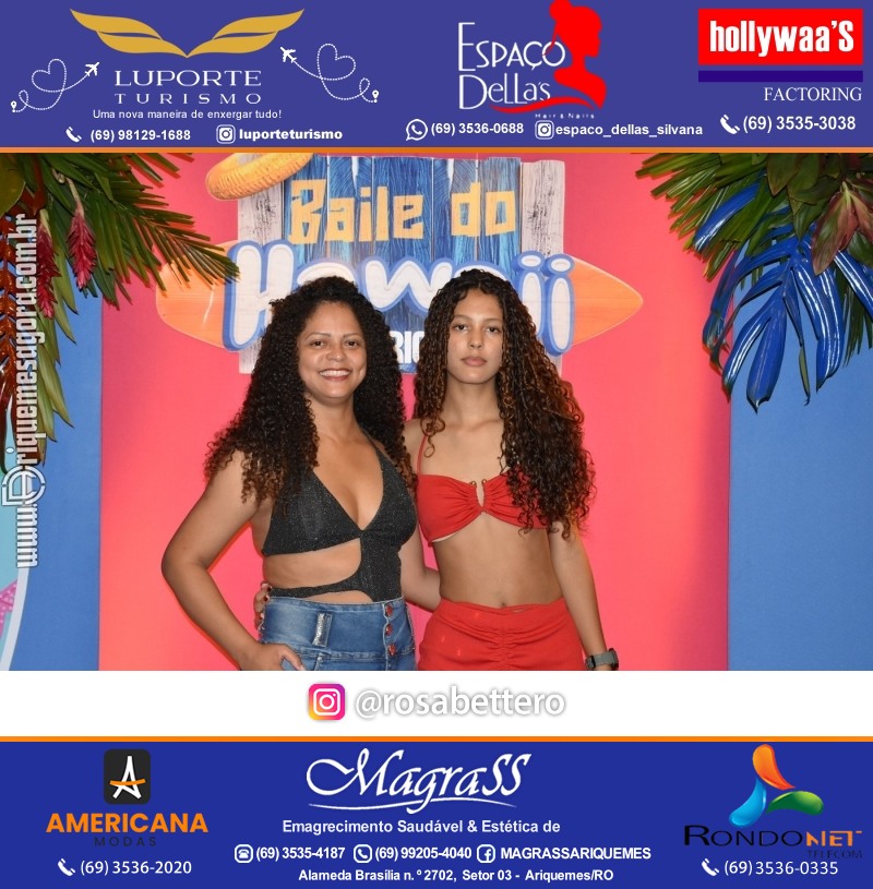 BAILE DO HAWAII em Ritmo Tropical na AABB em Ariquemes Rondônia