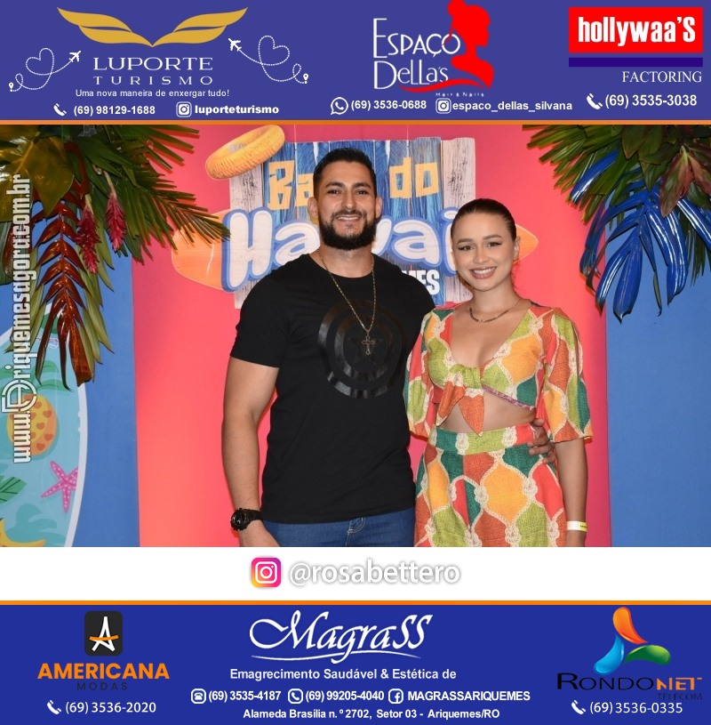 BAILE DO HAWAII em Ritmo Tropical na AABB em Ariquemes Rondônia