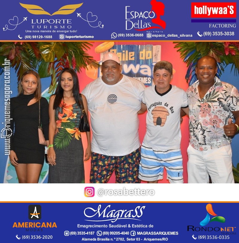BAILE DO HAWAII em Ritmo Tropical na AABB em Ariquemes Rondônia