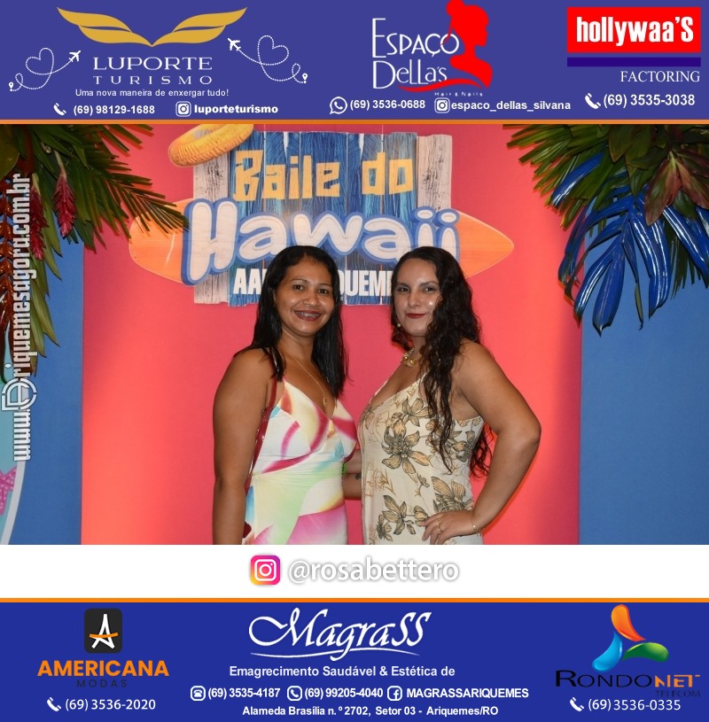 BAILE DO HAWAII em Ritmo Tropical na AABB em Ariquemes Rondônia
