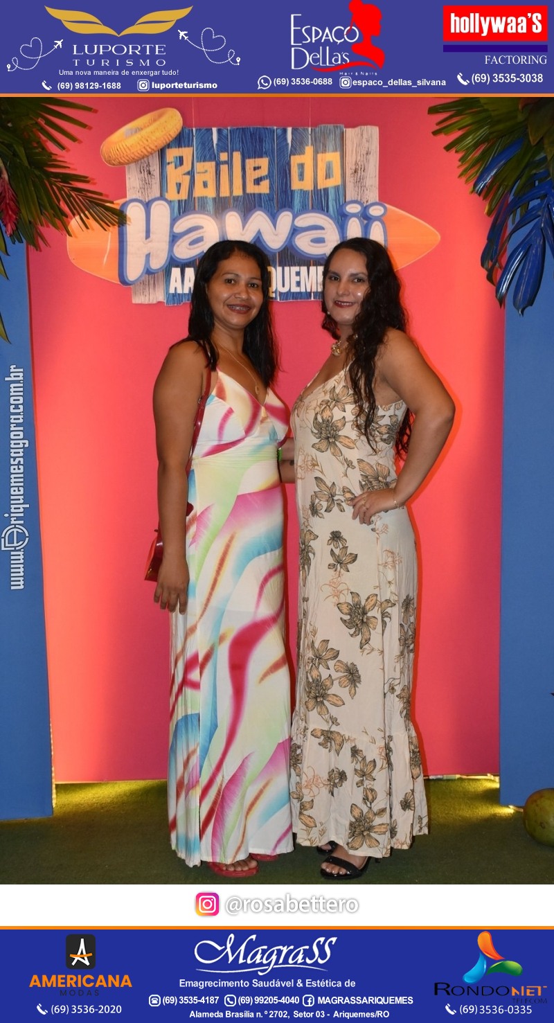 BAILE DO HAWAII em Ritmo Tropical na AABB em Ariquemes Rondônia