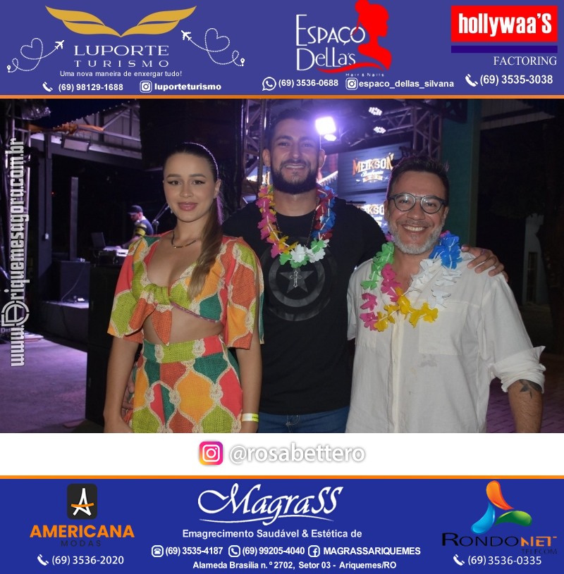 BAILE DO HAWAII em Ritmo Tropical na AABB em Ariquemes Rondônia