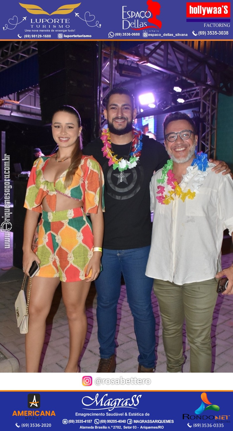 BAILE DO HAWAII em Ritmo Tropical na AABB em Ariquemes Rondônia