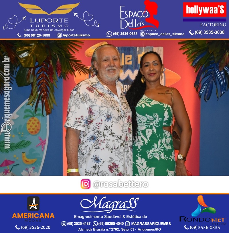 BAILE DO HAWAII em Ritmo Tropical na AABB em Ariquemes Rondônia