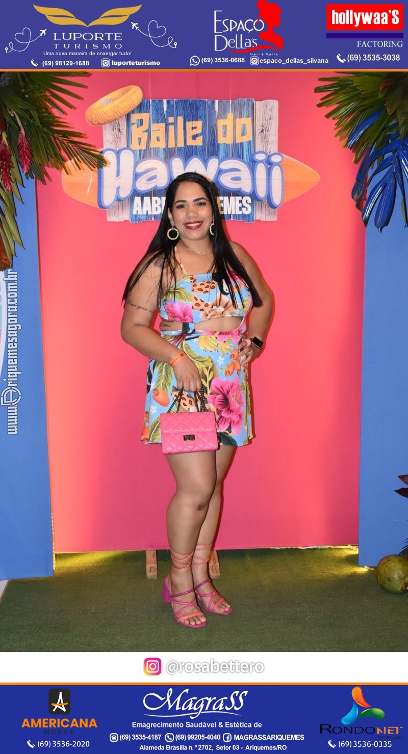 BAILE DO HAWAII em Ritmo Tropical na AABB em Ariquemes Rondônia