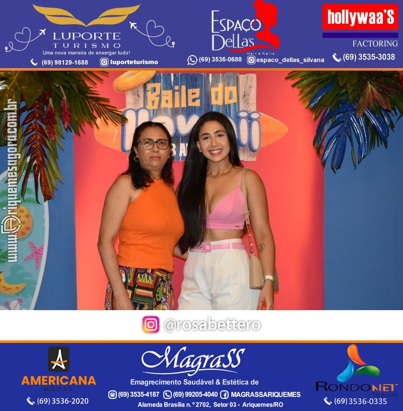 BAILE DO HAWAII em Ritmo Tropical na AABB em Ariquemes Rondônia
