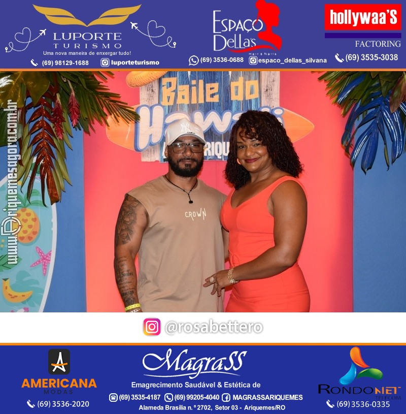 BAILE DO HAWAII em Ritmo Tropical na AABB em Ariquemes Rondônia