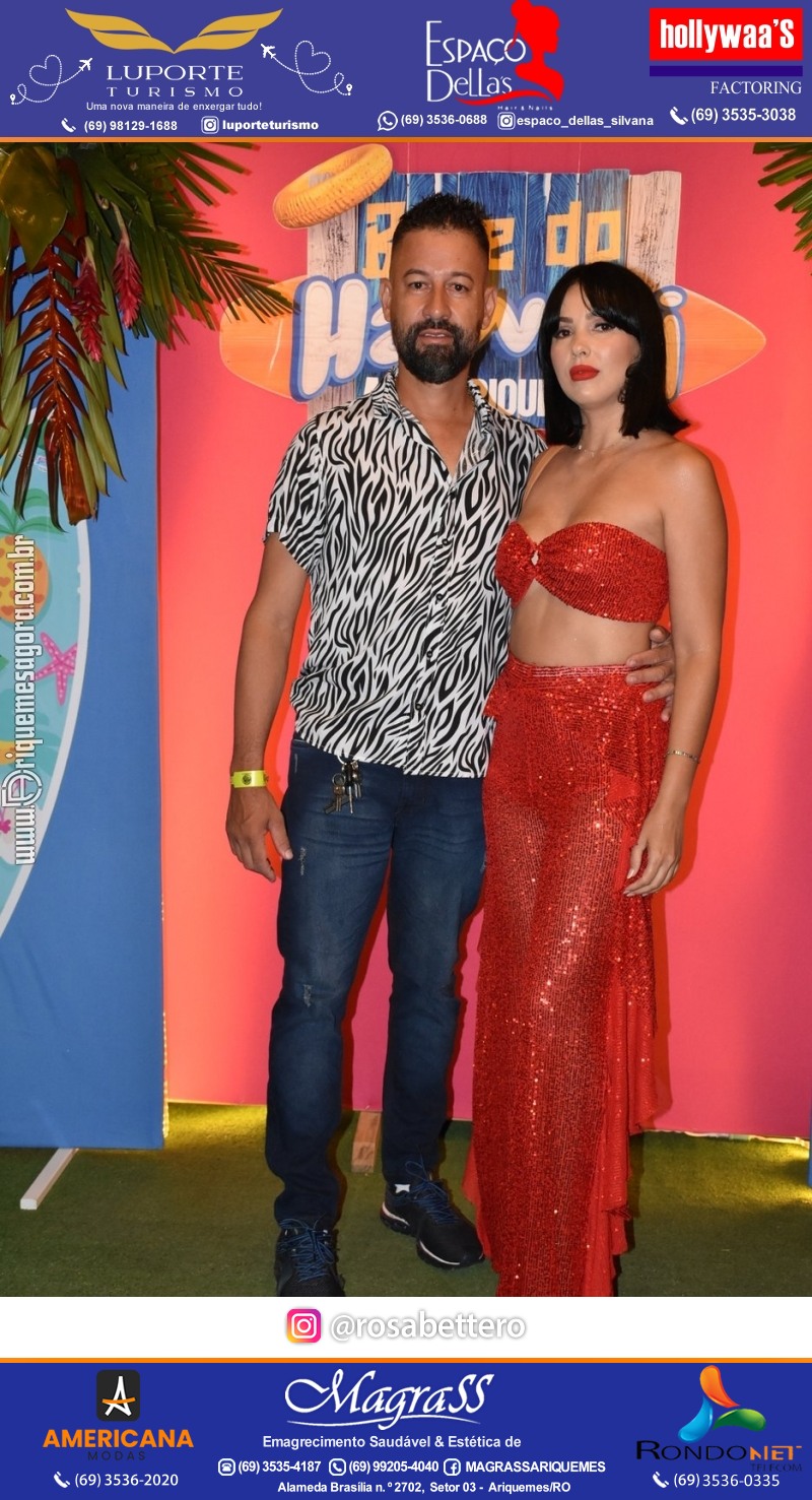 BAILE DO HAWAII em Ritmo Tropical na AABB em Ariquemes Rondônia