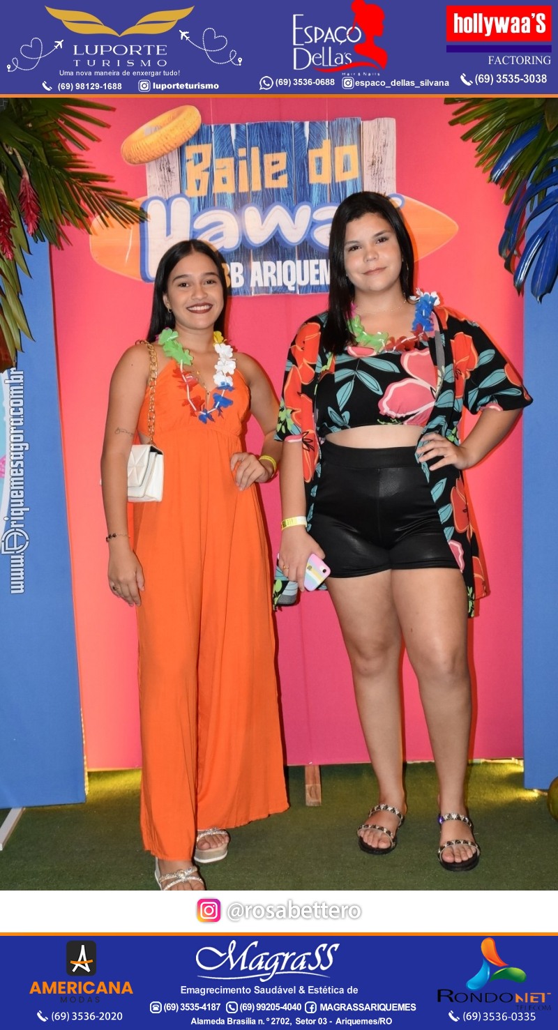 BAILE DO HAWAII em Ritmo Tropical na AABB em Ariquemes Rondônia