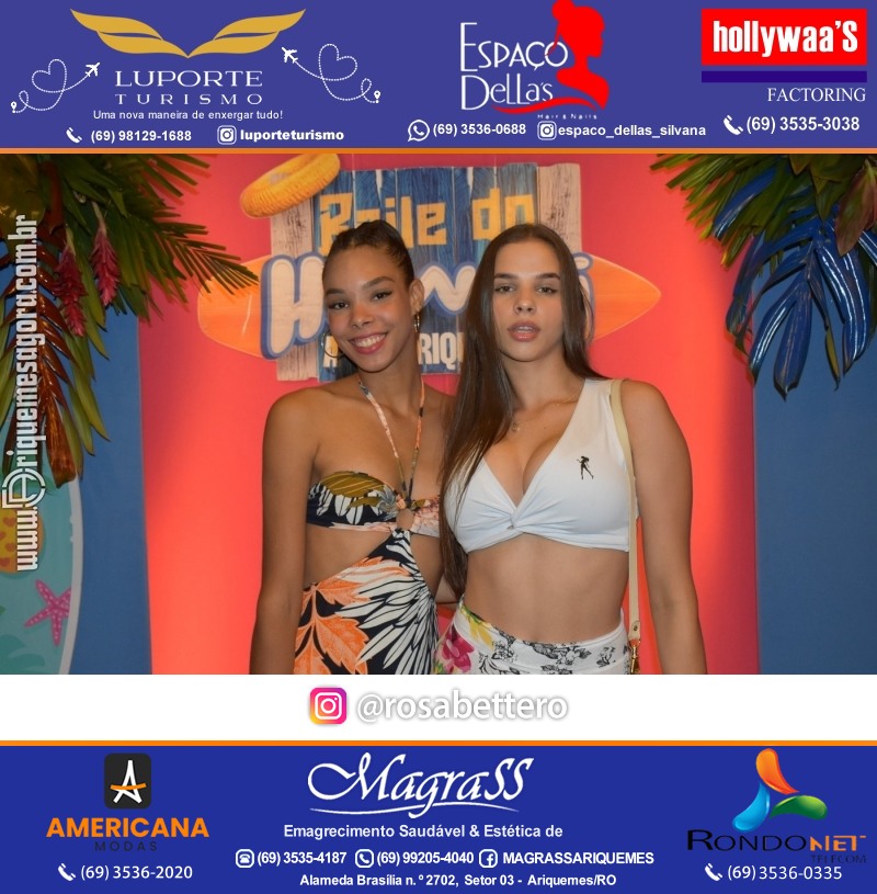 BAILE DO HAWAII em Ritmo Tropical na AABB em Ariquemes Rondônia