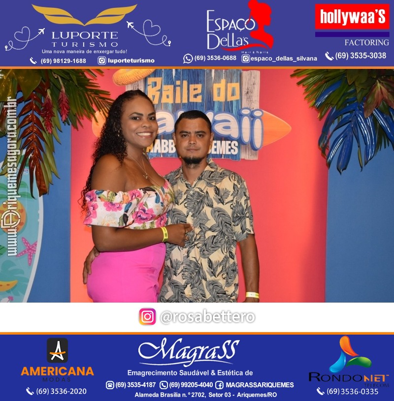 BAILE DO HAWAII em Ritmo Tropical na AABB em Ariquemes Rondônia