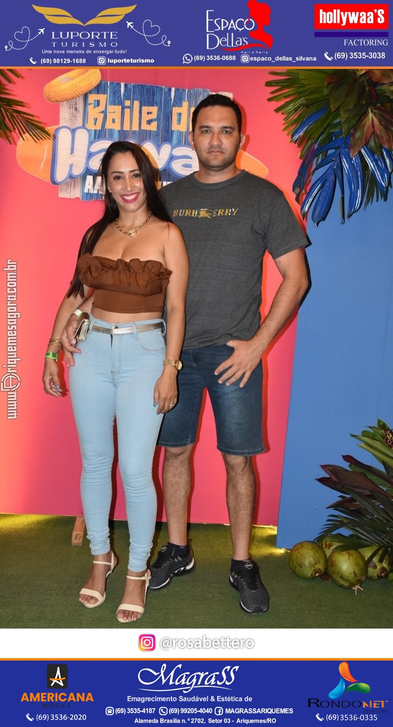 BAILE DO HAWAII em Ritmo Tropical na AABB em Ariquemes Rondônia