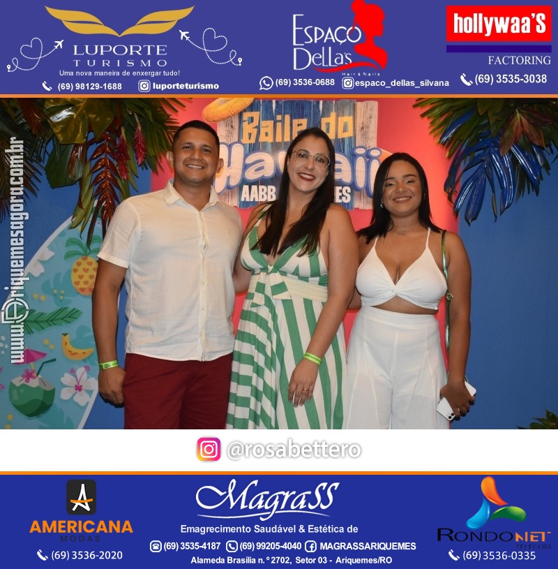 BAILE DO HAWAII em Ritmo Tropical na AABB em Ariquemes Rondônia
