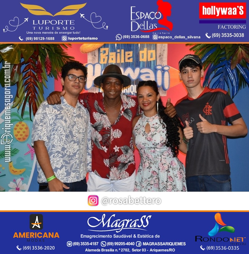 BAILE DO HAWAII em Ritmo Tropical na AABB em Ariquemes Rondônia
