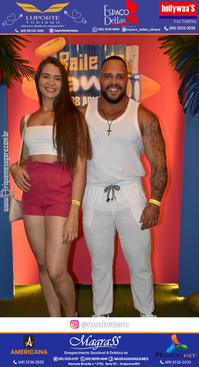BAILE DO HAWAII em Ritmo Tropical na AABB em Ariquemes Rondônia