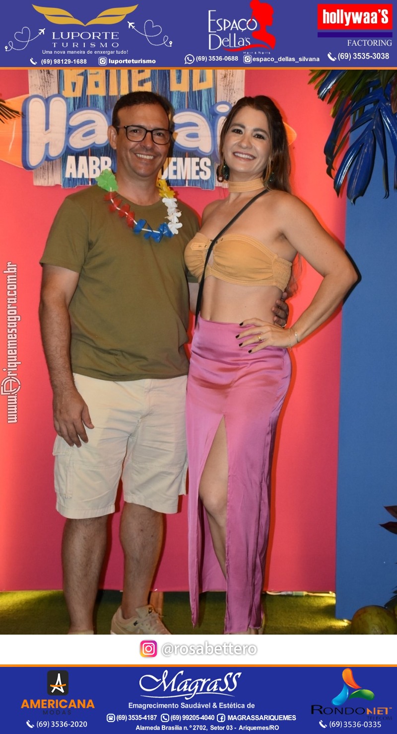 BAILE DO HAWAII em Ritmo Tropical na AABB em Ariquemes Rondônia
