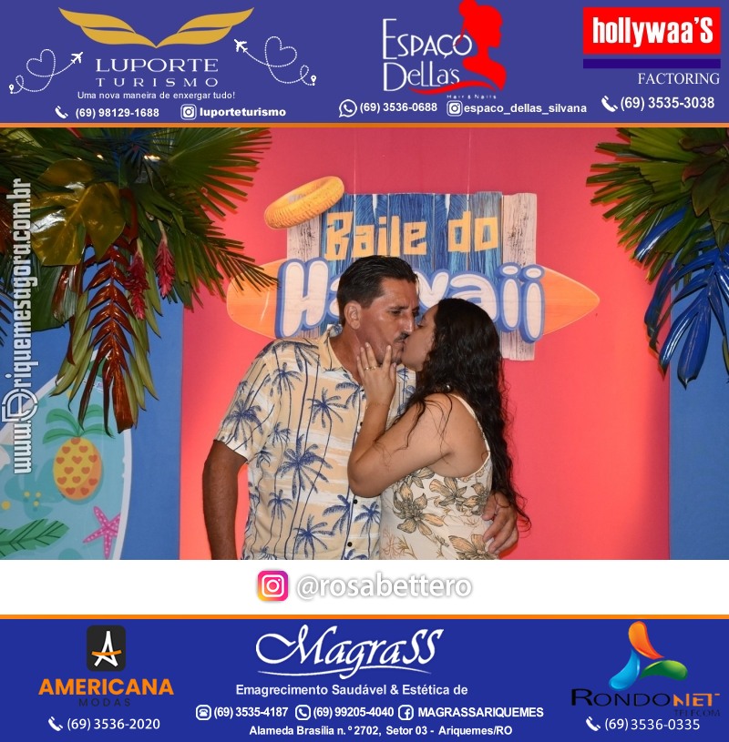 BAILE DO HAWAII em Ritmo Tropical na AABB em Ariquemes Rondônia