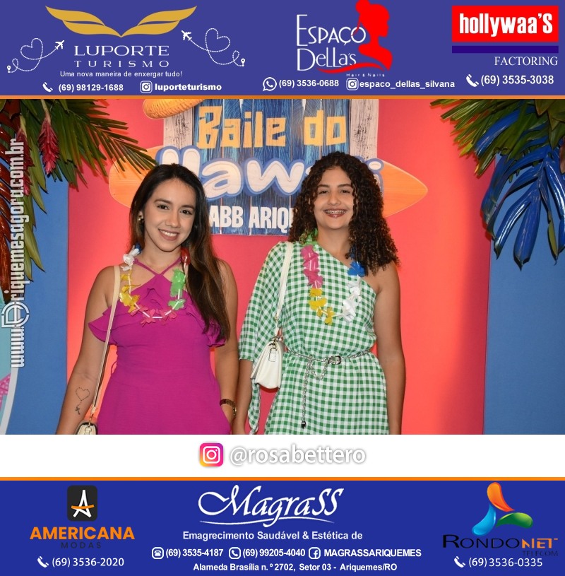 BAILE DO HAWAII em Ritmo Tropical na AABB em Ariquemes Rondônia